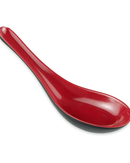 Muỗng Súp GET 6026-RB 24 ml - Melamine, Đỏ/Đen