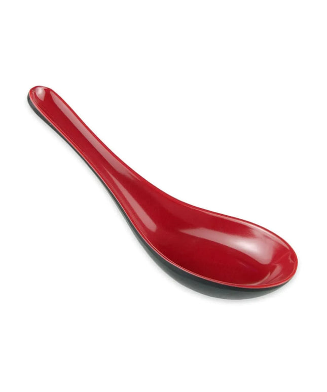 Muỗng Súp GET 6026-RB 24 ml - Melamine, Đỏ/Đen