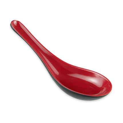 Muỗng Súp GET 6026-RB 24 ml - Melamine, Đỏ/Đen
