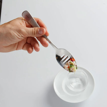 Muỗng Trang Trí Có Rãnh Mercer Culinary M35141 20 cm - Thép Không Gỉ
