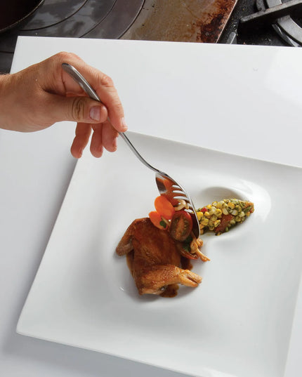 Muỗng Trang Trí Có Rãnh Mercer Culinary M35141 20 cm - Thép Không Gỉ