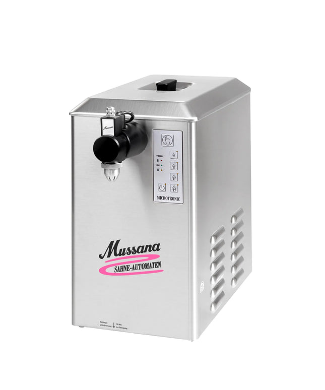 MUSSANA| Commercial Lady Whipped Cream Dispenser Machine – 6 L - Chilled - 230 V