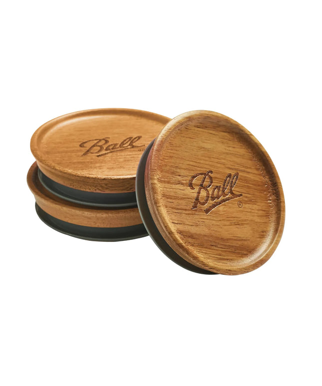 Nắp Ball 2141327 Cho Hũ Miệng Thường Ball® - Gỗ Keo