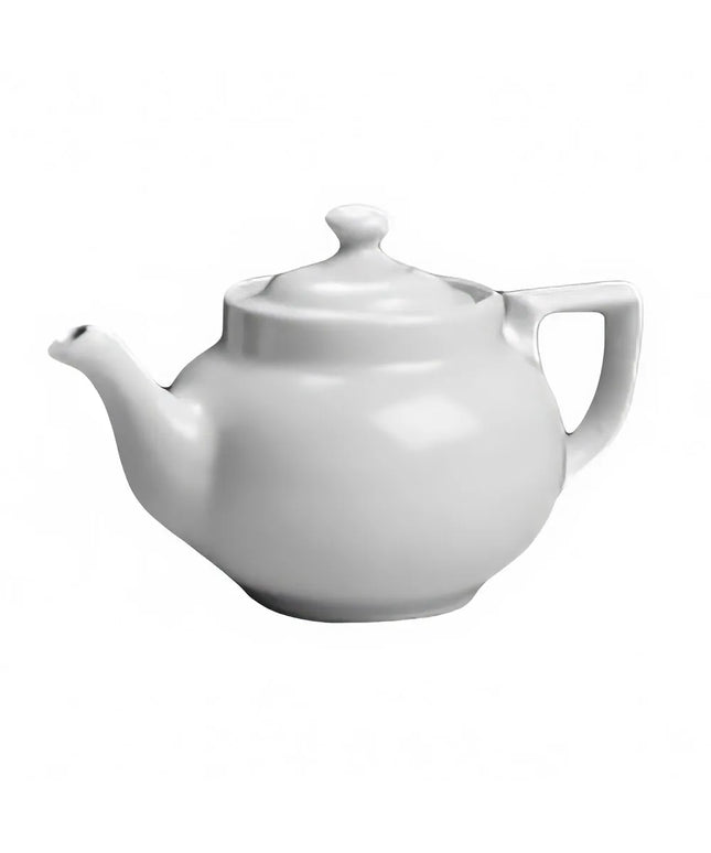 Nắp Có Núm Hall China HL210CWHA Cho Ấm Trà Boston 296 ml - Sứ, Trắng