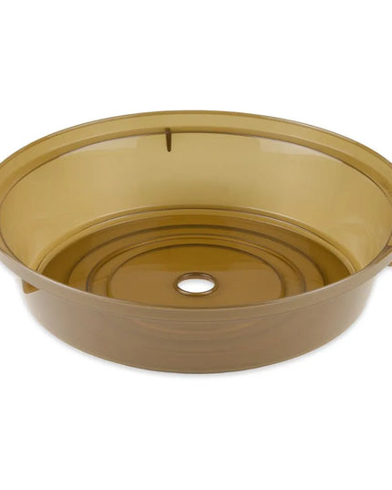 Nắp Đậy Đĩa Tròn GET CO-101-A Cho Đĩa 27-29 cm, Nhựa Polypropylene, Màu Hổ Phách