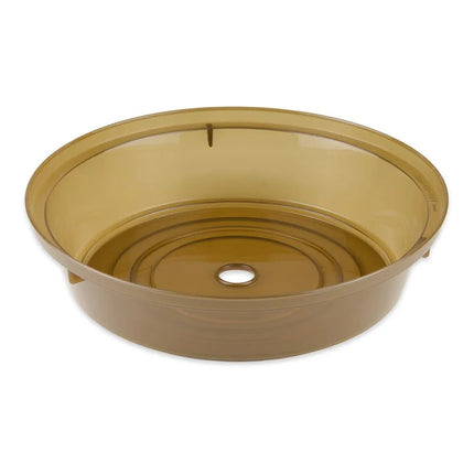 Nắp Đậy Đĩa Tròn GET CO-101-A Cho Đĩa 27-29 cm, Nhựa Polypropylene, Màu Hổ Phách