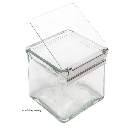 Nắp Kín Bản Lề Kim Loại Cal-Mil 1807 Cho Hũ Thủy Tinh 4 x 10.2 cm