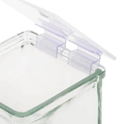 Nắp Kín Bản Lề Nhựa Cal-Mil 1811 Cho Hũ Thủy Tinh 4 x 10.2 cm