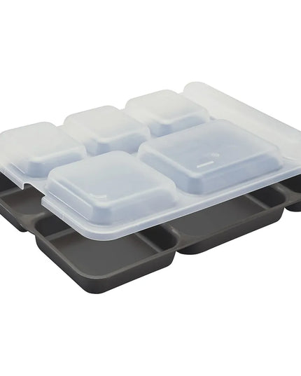 Nắp Nhựa Cambro 10146DCPC190 Cho Khay 6 Ngăn 25.6 x 35.7 cm Màu Trong Mờ
