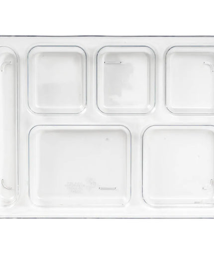 Nắp Nhựa Cambro 10146DCWC135 Cho Khay 6 Ngăn 26 x 36.2 cm Màu Trong Suốt