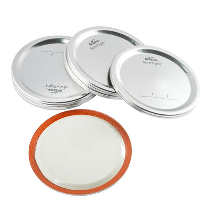 Nắp SureTight™ Atosa USA 2139399 Cho Hũ Canning Miệng Rộng - Thép