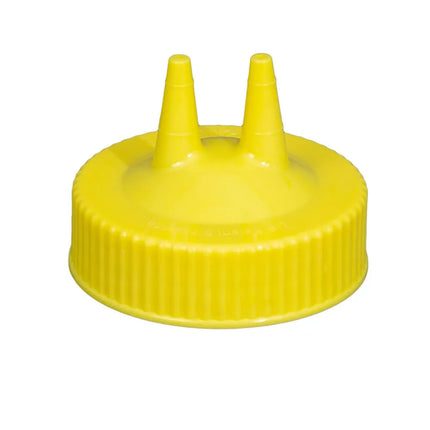 Nắp Thay Thế Chai Bóp Hai Đầu Vollrath 2300-08 - Miệng Rộng, 16-946 ml, Màu Vàng
