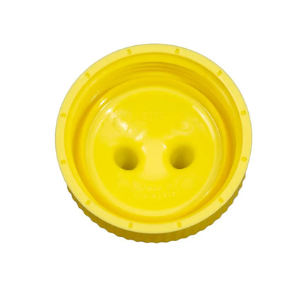 Nắp Thay Thế Chai Bóp Hai Đầu Vollrath 2300-08 - Miệng Rộng, 16-946 ml, Màu Vàng