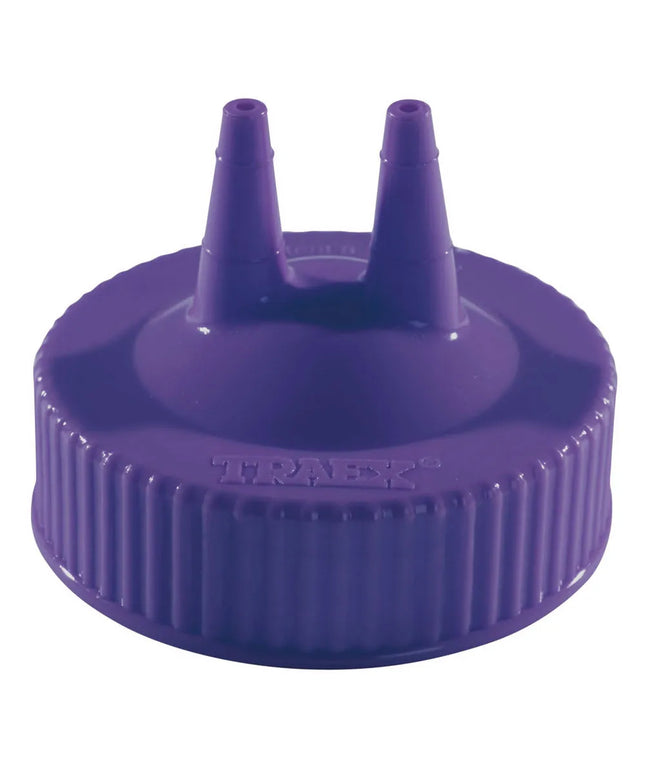 Nắp Thay Thế Chai Bóp Hai Đầu Vollrath 2300-54 - Miệng Rộng, 16-946 ml, Màu Tím