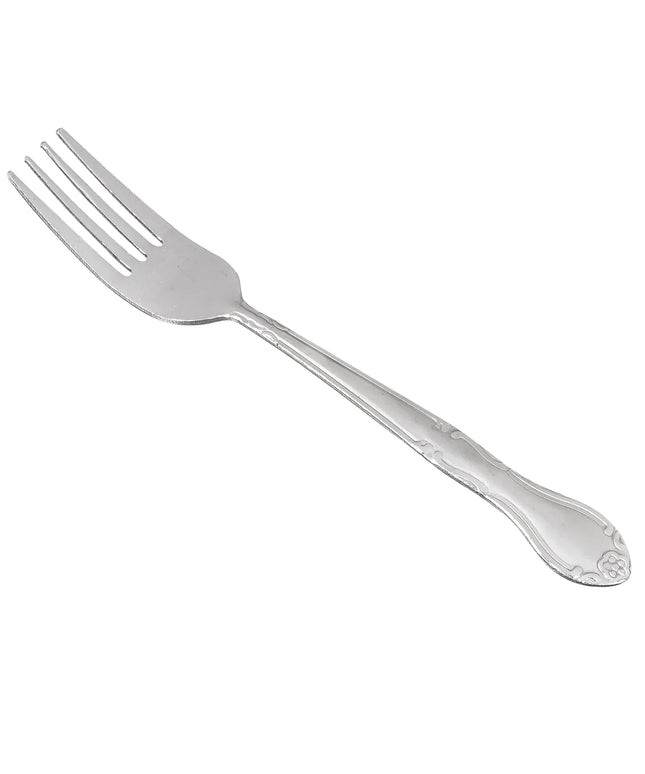 Nĩa Ăn Tối Winco 0004-05 18.4 cm Thép Không Gỉ 18/0, Họa Tiết Elegance