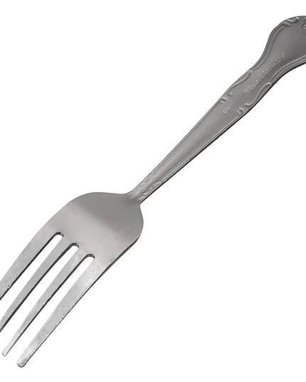 Nĩa Ăn Tối Winco 0004-05 18.4 cm Thép Không Gỉ 18/0, Họa Tiết Elegance