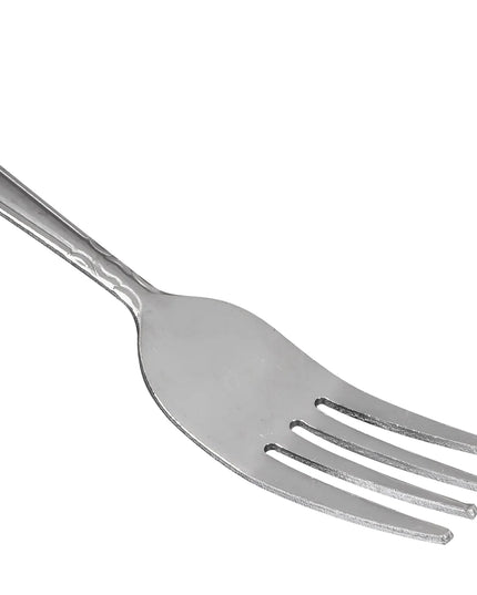 Nĩa Ăn Tối Winco 0004-05 18.4 cm Thép Không Gỉ 18/0, Họa Tiết Elegance