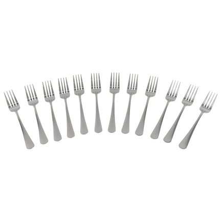 Nĩa Ăn Tối Winco 0026-05 18.1 cm Thép Không Gỉ 18/0, Họa Tiết Elite