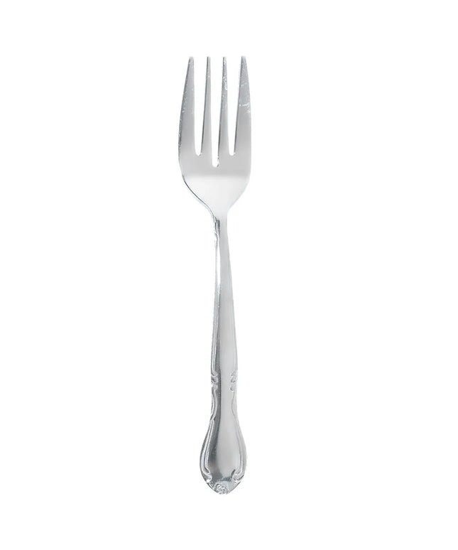 Nĩa Salad Winco 0004-06 Thép Không Gỉ 18/0 Hoa Văn Elegance 16.5 cm