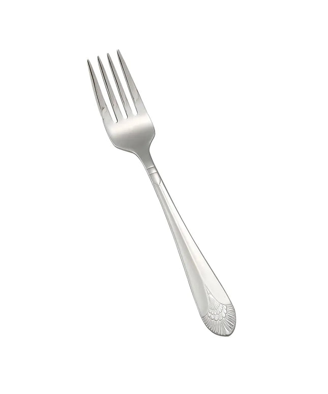 Nĩa Salad Winco 0031-06 Thép Không Gỉ 18/8 Hoa Văn Peacock 17.1 cm