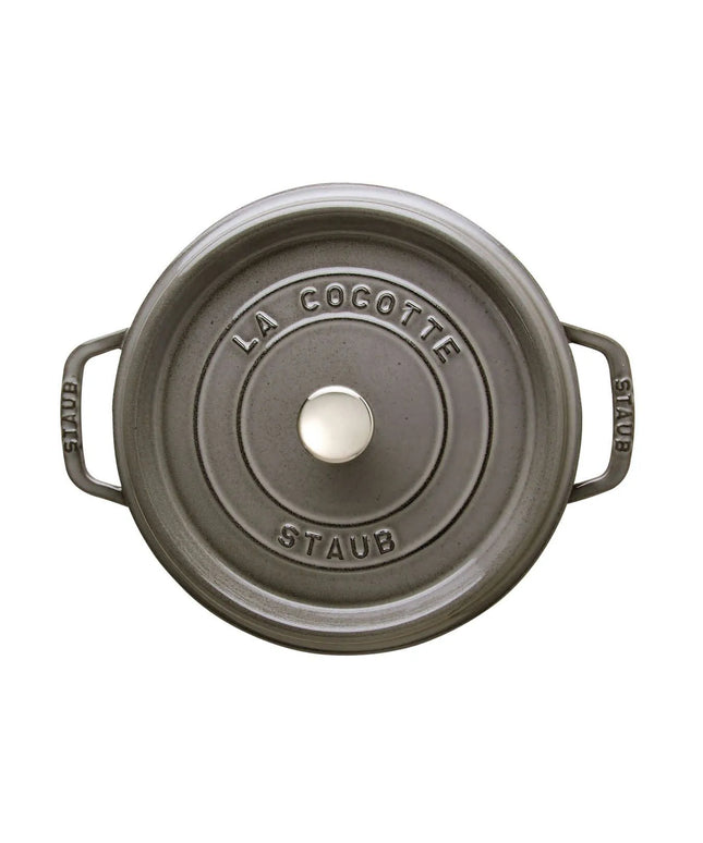 Nồi Cocotte Gang Tráng Men Staub 1003199 3.8 lít Xám Graphite