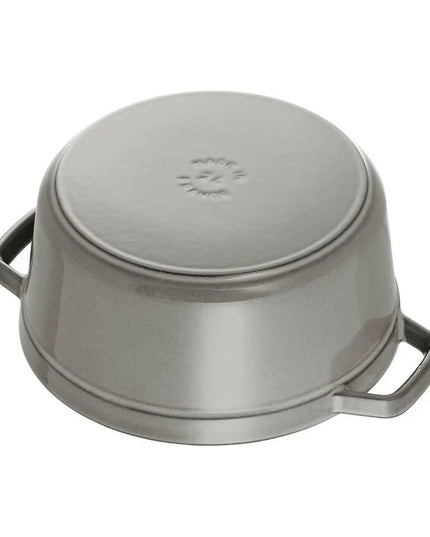 Nồi Cocotte Gang Tráng Men Staub 1003199 3.8 lít Xám Graphite