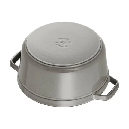 Nồi Cocotte Gang Tráng Men Staub 1003199 3.8 lít Xám Graphite