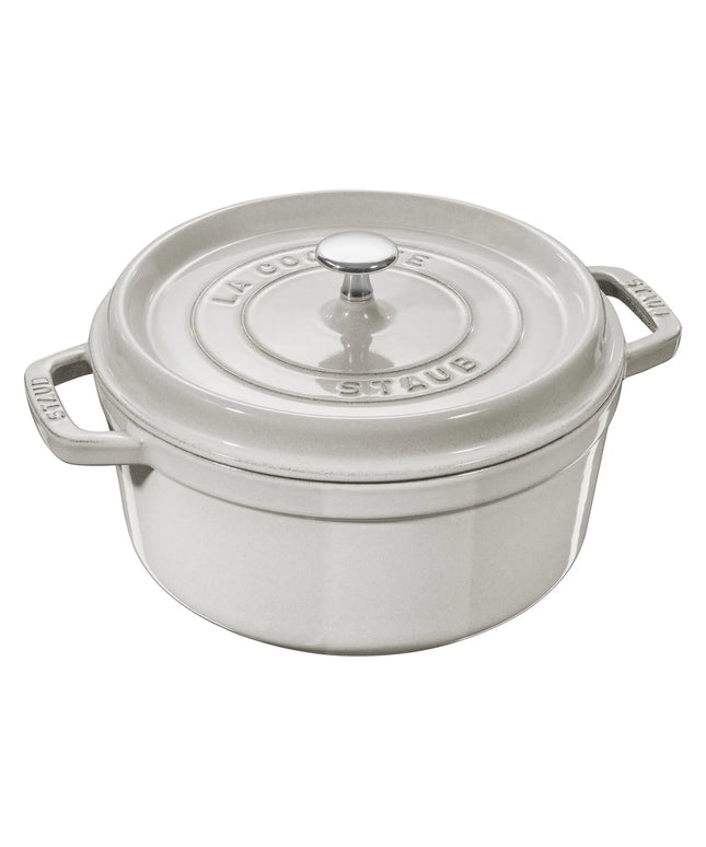 Nồi Cocotte Gang Tráng Men Staub 1003443 6.6 lít White Truffle