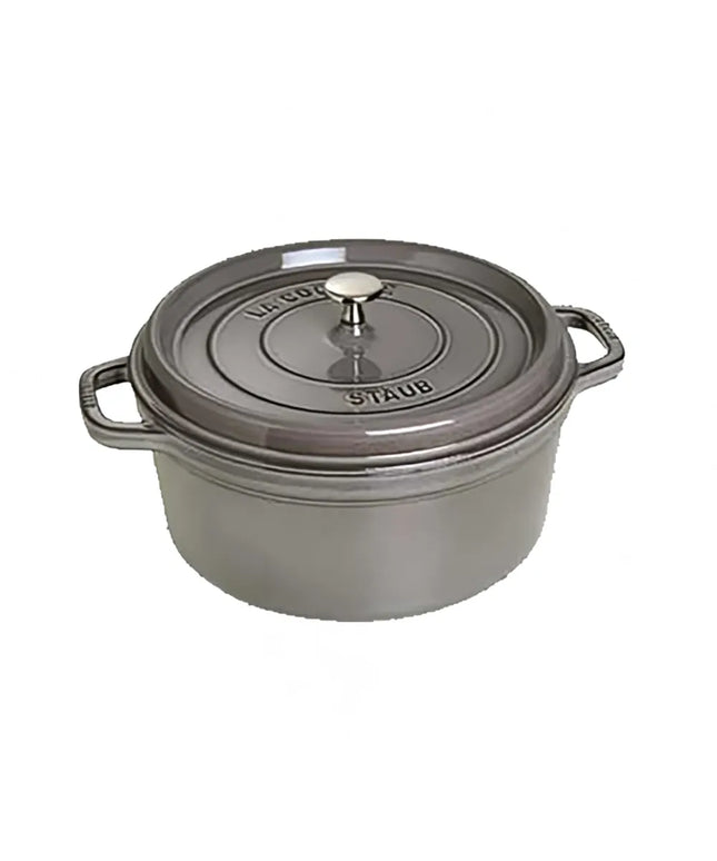 Nồi Cocotte Gang Tráng Men Staub 1003917 2.6 lít Xám Graphite