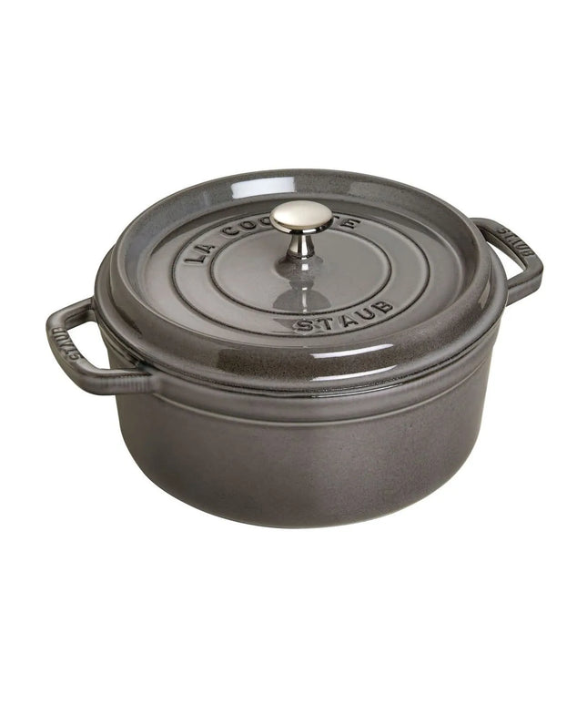 Nồi Cocotte Gang Tráng Men Staub 1003923 5.2 l Nắp Đậy, Xám Graphite