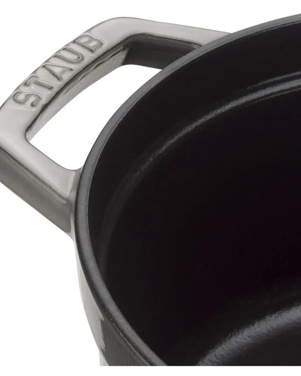 Nồi Cocotte Gang Tráng Men Staub 1003923 5.2 l Nắp Đậy, Xám Graphite