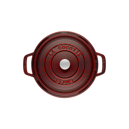 Nồi Cocotte Gang Tráng Men Staub 1003971 2.6 lít Grenadine