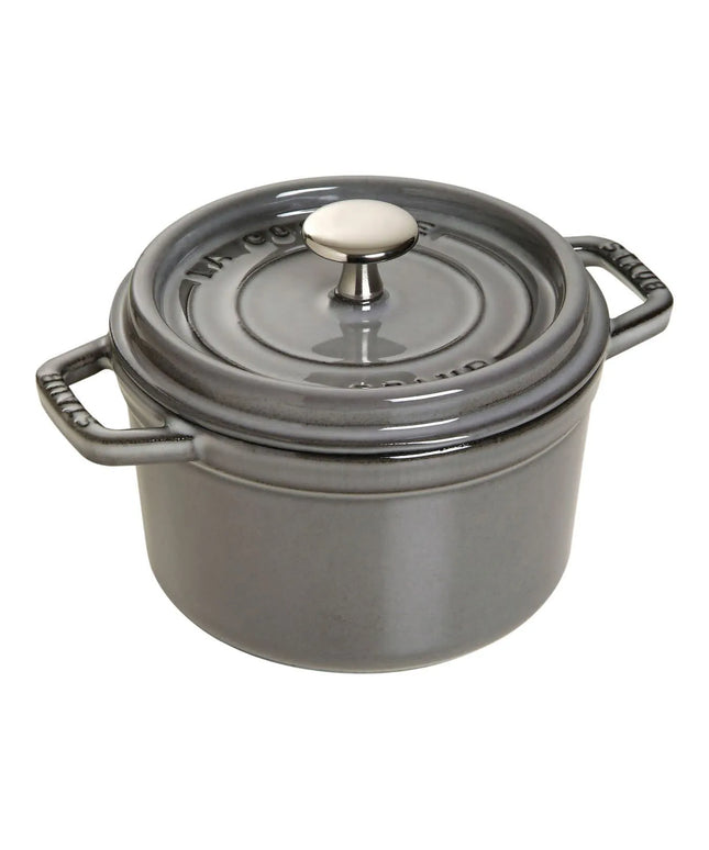 Nồi Cocotte Gang Tráng Men Staub 1004055 1.4 lít Xám Graphite