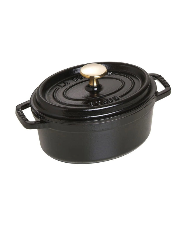 Nồi Cocotte Gang Tráng Men Staub 1004061 0.9 lít Bề Mặt Nhám Đen