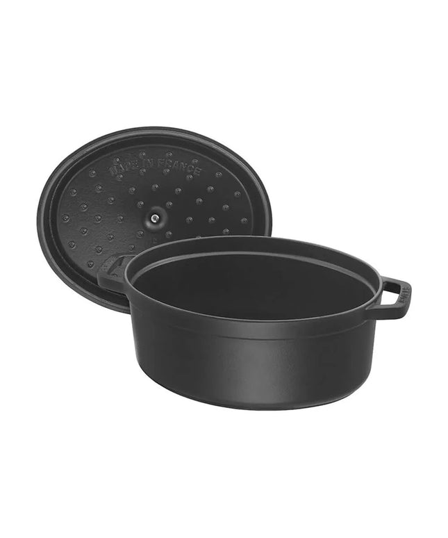 Nồi Cocotte Gang Tráng Men Staub 1004061 0.9 lít Bề Mặt Nhám Đen
