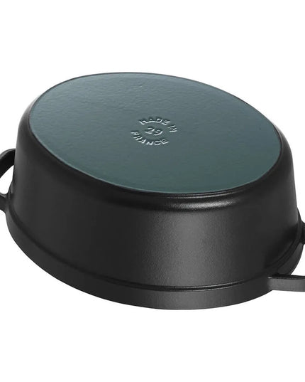 Nồi Cocotte Gang Tráng Men Staub 1004061 0.9 lít Bề Mặt Nhám Đen