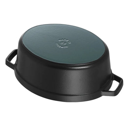 Nồi Cocotte Gang Tráng Men Staub 1004061 0.9 lít Bề Mặt Nhám Đen