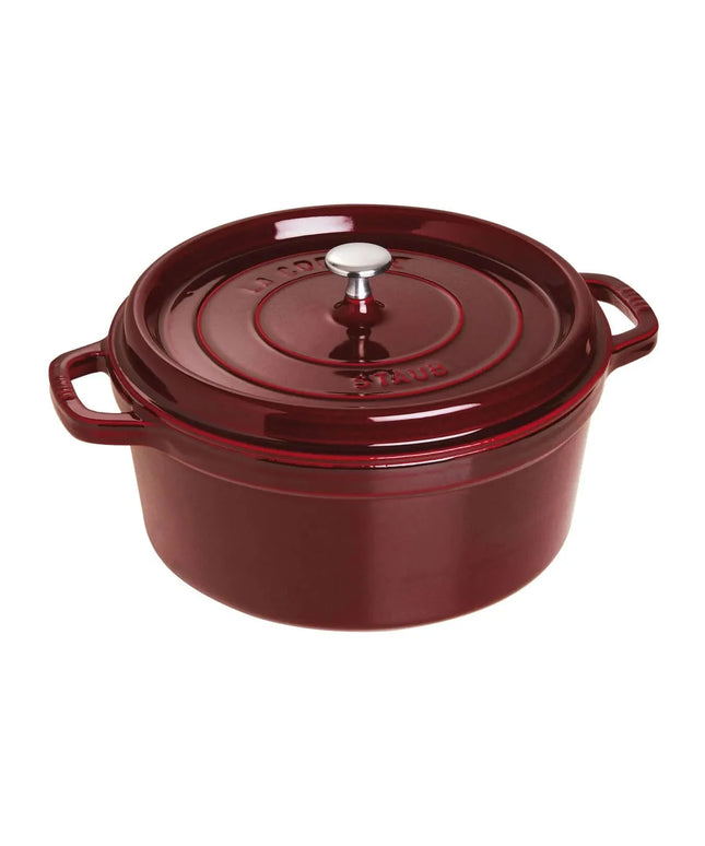 Nồi Cocotte Gang Tráng Men Staub 1004234 8.5 l Nắp Đậy, Grenadine