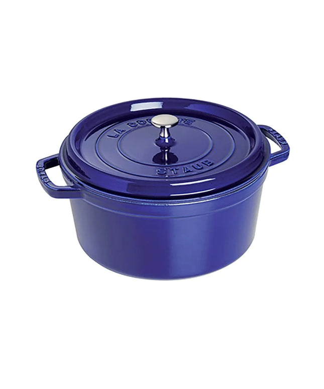 Nồi Cocotte Gang Tráng Men Staub 1004297 3.8 lít Xanh Đậm