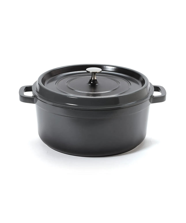 Nồi Dutch Oven Nhôm Tráng Gốm GET CA-006-GR/BK/CC 6.1 lít Màu Xám