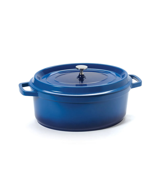 Nồi Dutch Oven Nhôm Tráng Gốm GET CA-007-CB/BK/CC 6.1 lít Xanh Cobalt