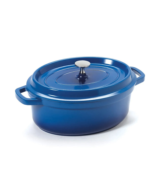 Nồi Dutch Oven Nhôm Tráng Gốm GET CA-009-CB/BK/CC 3.3 lít Xanh Cobalt