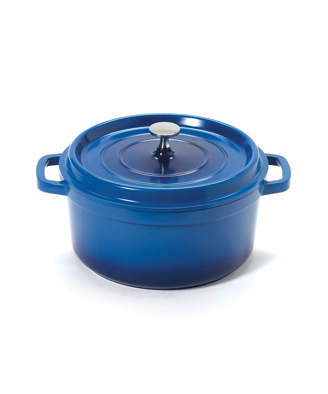 Nồi Dutch Oven Nhôm Tráng Gốm GET CA-012-CB/BK/CC 4.3 lít Xanh Cobalt