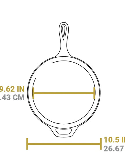 Nồi Gang Đúc Lodge LCCYW Combo Cooker 3 lít Yellowstone Màu Bronco
