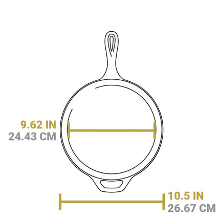 Nồi Gang Đúc Lodge LCCYW Combo Cooker 3 lít Yellowstone Màu Bronco
