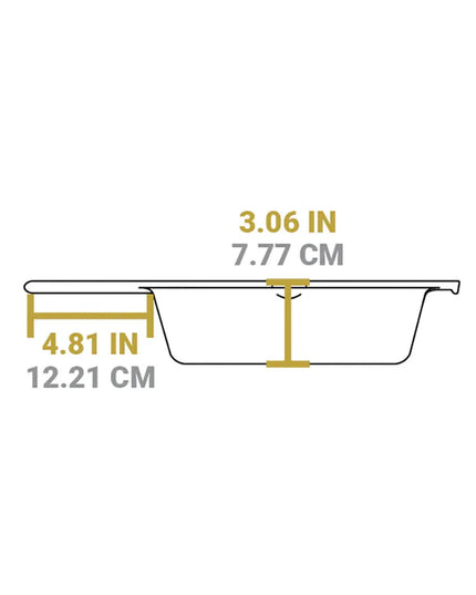 Nồi Gang Đúc Lodge LCCYW Combo Cooker 3 lít Yellowstone Màu Bronco