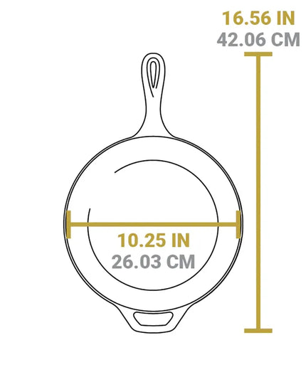 Nồi Gang Đúc Lodge LCCYW Combo Cooker 3 lít Yellowstone Màu Bronco