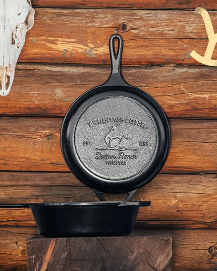 Nồi Gang Đúc Lodge LCCYW Combo Cooker 3 lít Yellowstone Màu Bronco