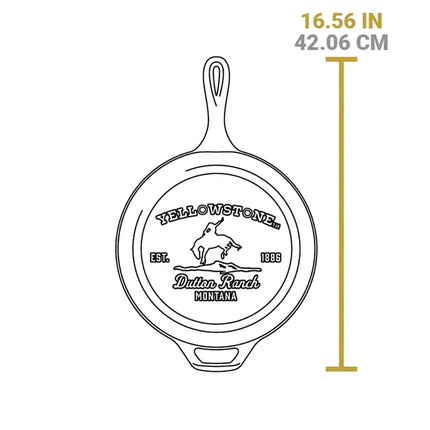 Nồi Gang Đúc Lodge LCCYW Combo Cooker 3 lít Yellowstone Màu Bronco