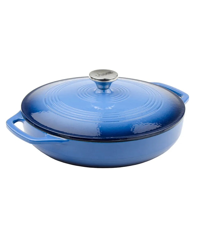Nồi Gang Tráng Men Có Nắp Lodge EC3CC33 3.4 l - Màu Caribbean